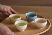 画像をギャラリービューアに読み込む, 安藤寛泰 HIROYASU ANDO 4seasons(結晶釉、煎茶碗、茶器)