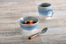 画像をギャラリービューアに読み込む, 安藤寛泰 HIROYASU ANDO waimea gray blue multi bowl