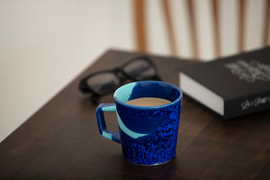 crystafull blue mug