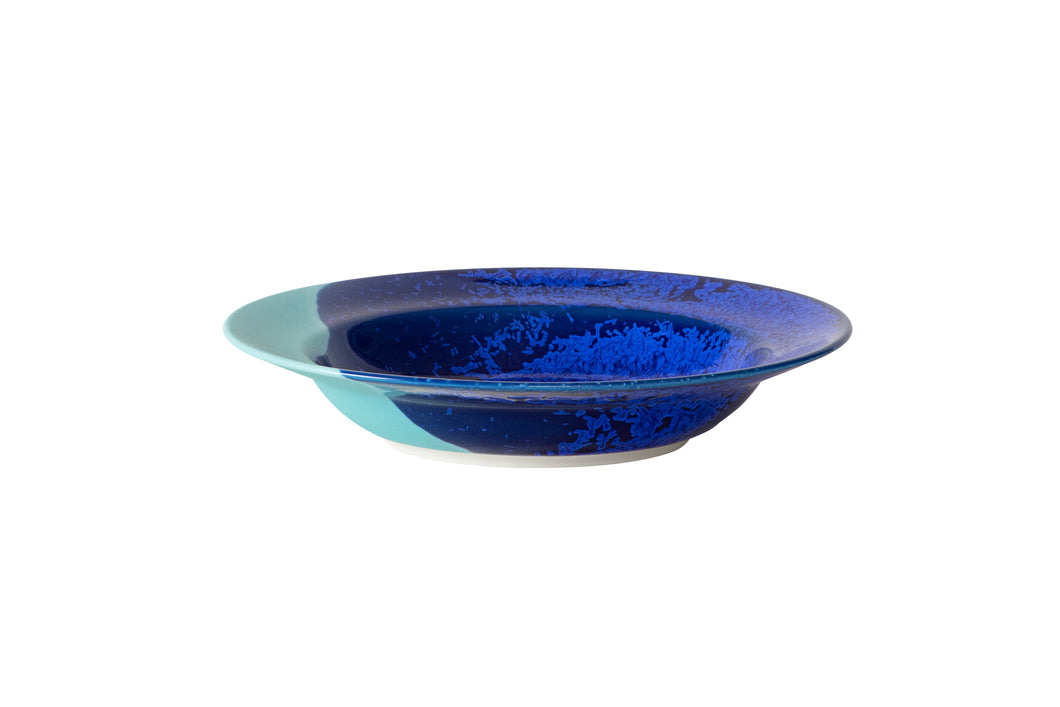crystafull blue soupbowl