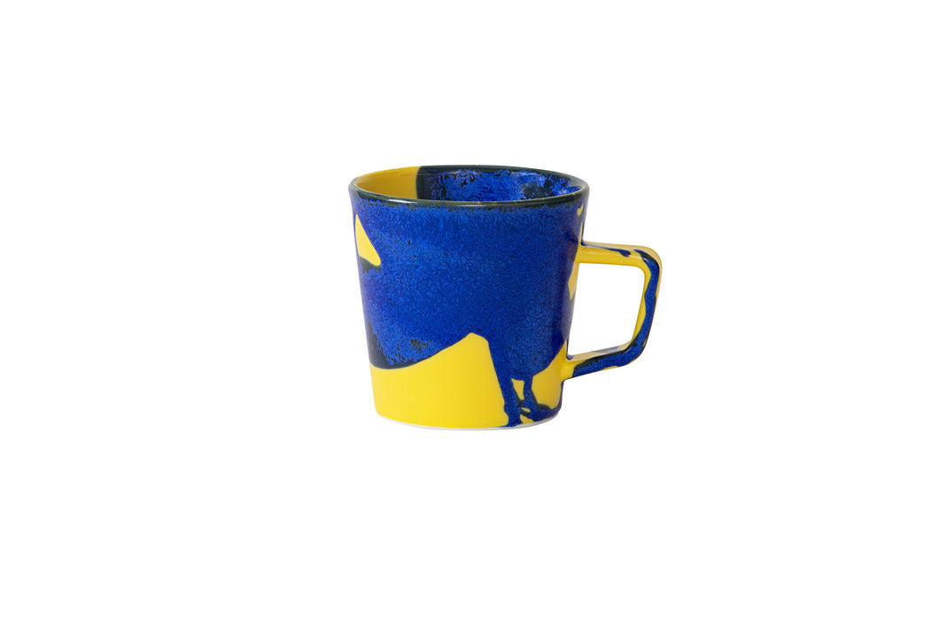 crystafull yellow mug