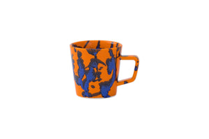 splash orange mug