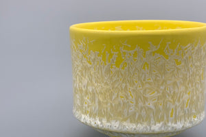 yellow tea bowl