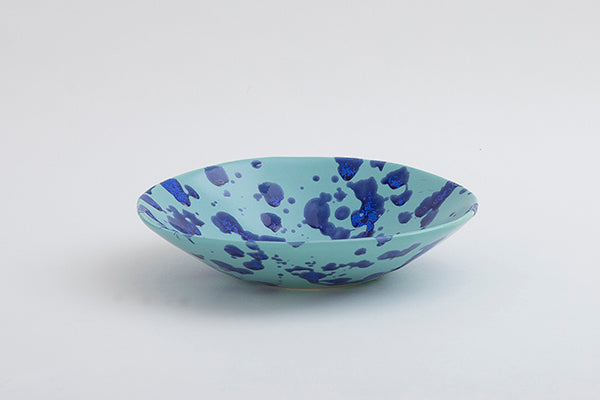 安藤寛泰　HIROYASU ANDO　splash emerald variation bowl L