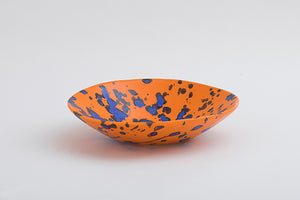 安藤寛泰　HIROYASU ANDO　splash orange  variation bowl L